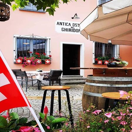 Готель Antica Osteria Ghiridone Palagnedra Екстер'єр фото